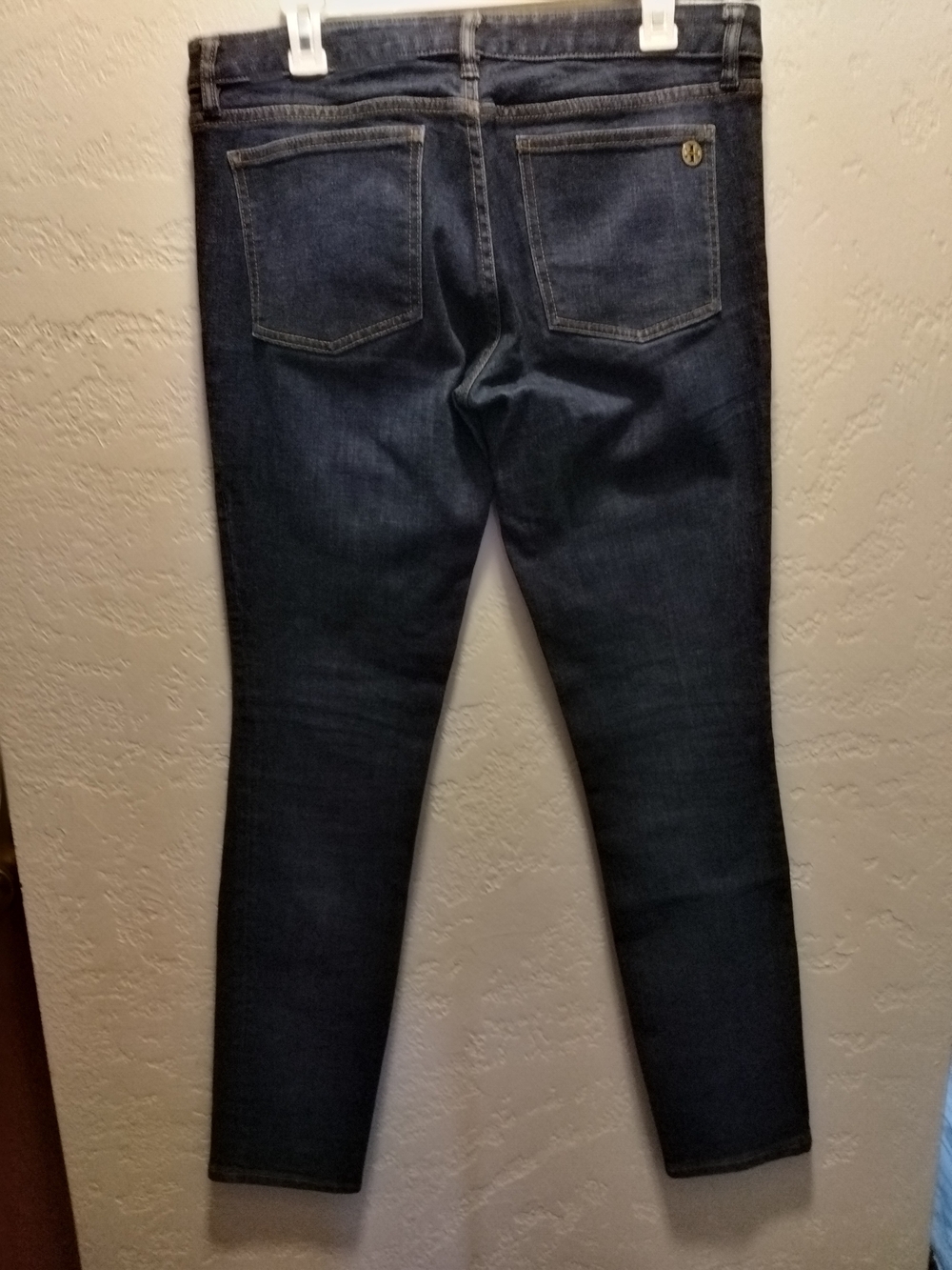 Tory Burch Dark Indigo Skinny Jeans